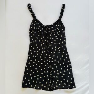 Realisation Par Black and White Polka Dot Dress